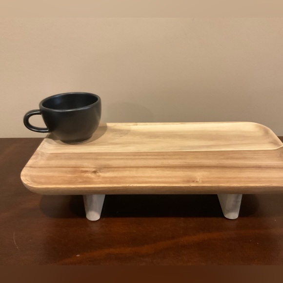 Teacup Platter Decoration - White, Turquoise or Black - Your Choice - Picture 7 of 10